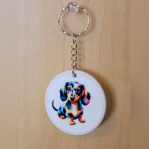 💀NEW 💀Colorful Dachshund Key Holder